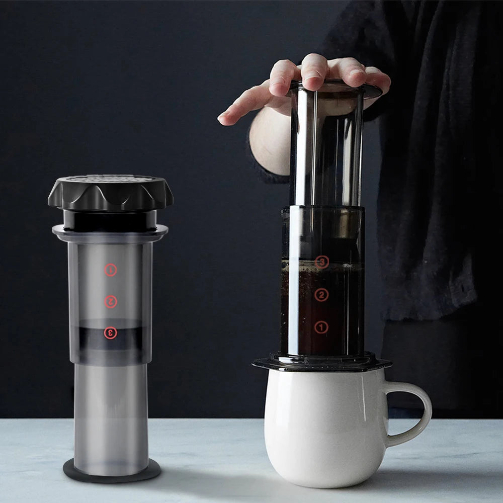 AEROPRESS PLASTICO, CAPACIDAD 450 ML & REPUESTOS