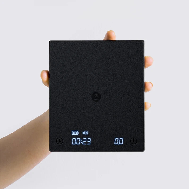 BÁSCULA DE COCINA PARA CAFÉ ESPRESSO CON PANEL DE PESADO Y LUZ - TIMEMORE