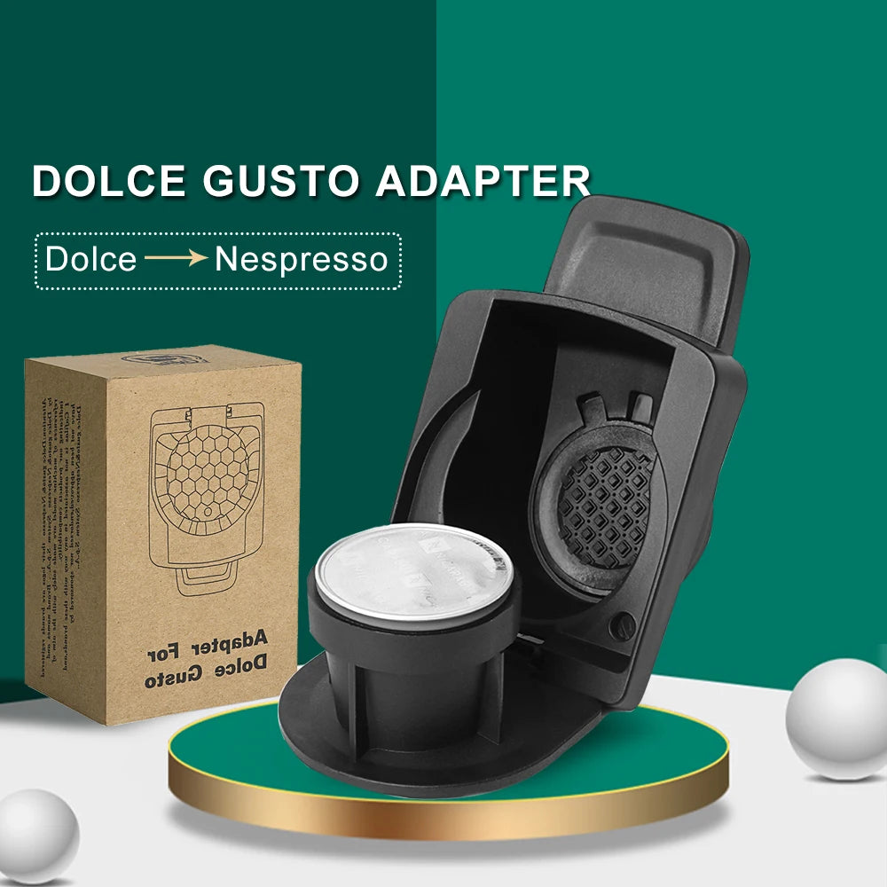 ADAPTADOR DE CÁPSULA Y CAPSULA RELLENABLE - COMPATIBLE CON DOLCE GUSTO - ICafilas