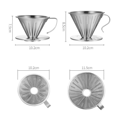 MÉTODO FILTRADO V60 - ACERO INOXIDABLE - V01/V02