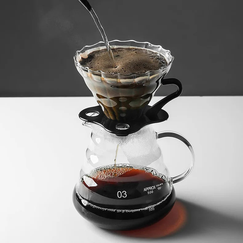 FILTRADOR DE CAFÉ DE VIDRIO BOROSILICATO - MÉTODO FILTRADO V60