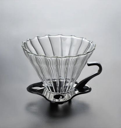 FILTRADOR DE CAFÉ DE VIDRIO BOROSILICATO - MÉTODO FILTRADO V60