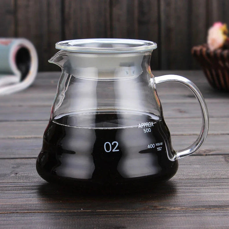 FILTRADOR DE CAFÉ DE VIDRIO BOROSILICATO - MÉTODO FILTRADO V60