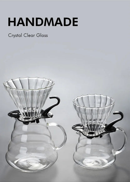 FILTRADOR DE CAFÉ DE VIDRIO BOROSILICATO - MÉTODO FILTRADO V60