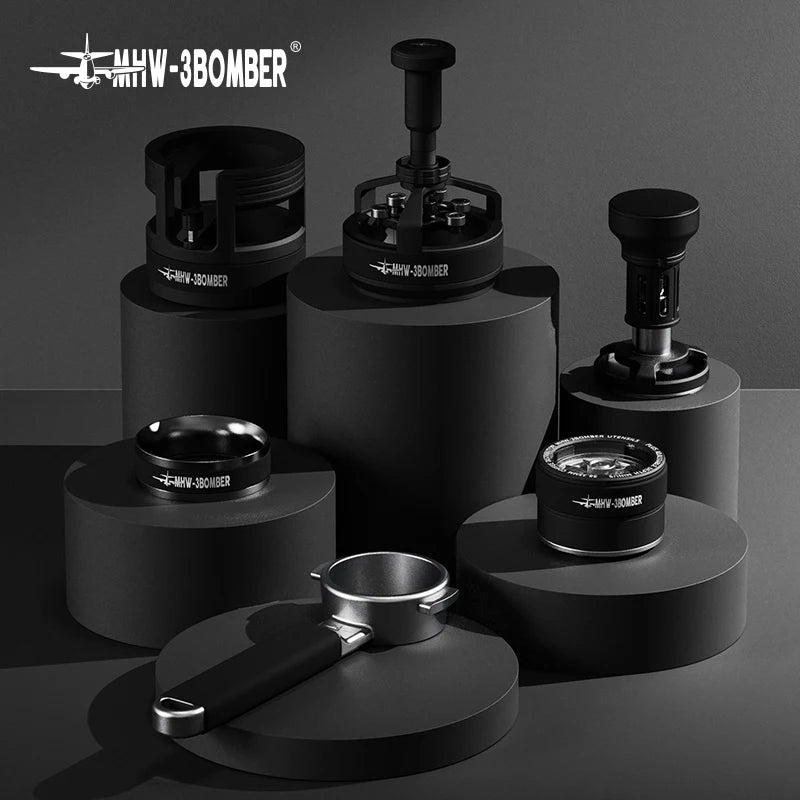 DISTRIBUIDOR WDT PARA CAFÉ ESPRESSO, ANILLO DOSIFICADOR Y SOPORTE DE FILTRO PORTÁTIL - 58MM - MHW-3BOMBER