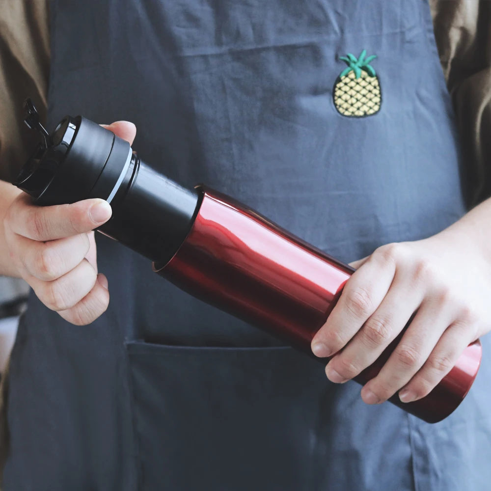 PRENSA FRANCESA PORTÁTIL PARA CAFÉ - TAZA DE VACÍO DOBLE PARED - 350ML - ICafilas