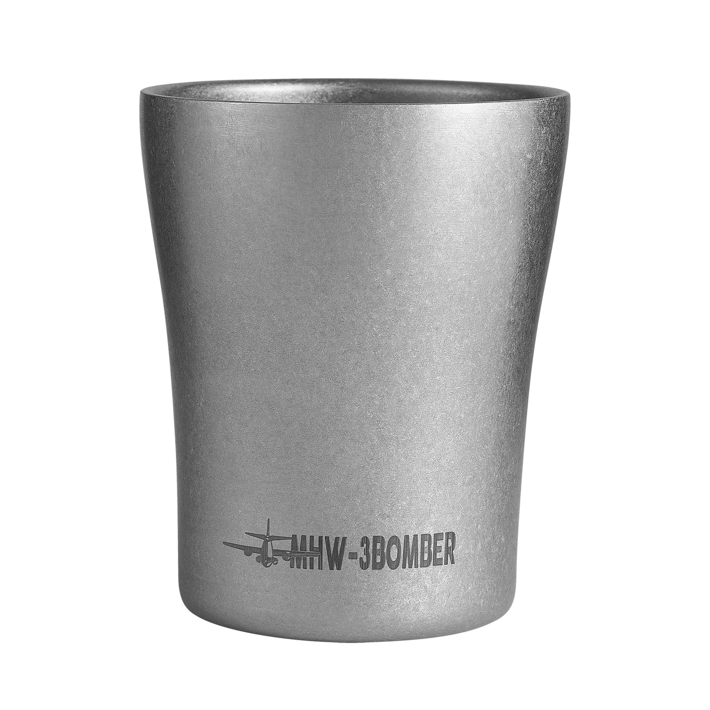 TAZA DE CAFÉ DE DOBLE PARED DE ACERO INOXIDABLE, 300ML, PORTÁTIL PARA VIAJE - MHW-3BOMBER