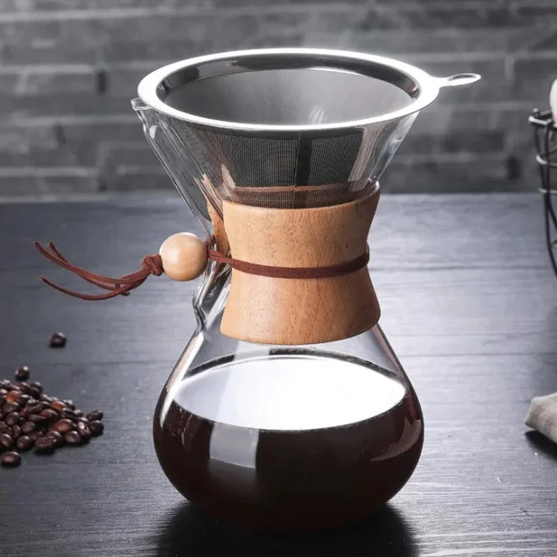 METODO CHEMEX CON FILTRO DE ACERO INOXIDABLE - 400-800ML