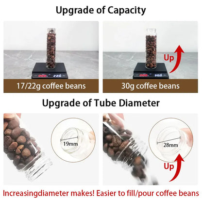 TUBOS DE BOTELLA PARA ALMACENAMIENTO DE CAFÉ - 30gr