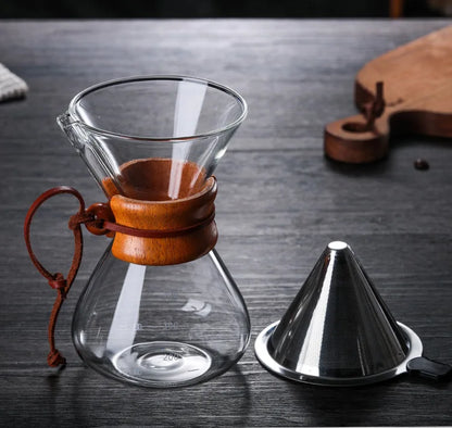 METODO CHEMEX FILTRO DE ACERO INOXIDABLE, 400 ML.