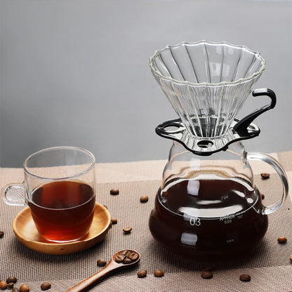 FILTRADOR DE CAFÉ DE VIDRIO BOROSILICATO - MÉTODO FILTRADO V60