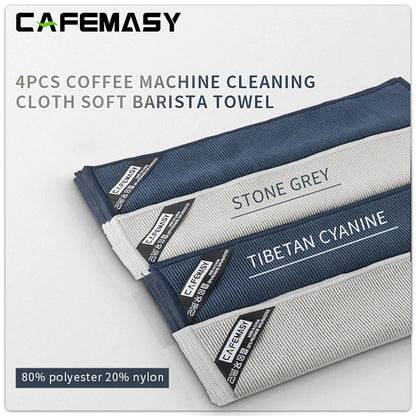 TOALLAS ABSORBENTE PARA LIMPIEZA PARA MÁQUINA DE CAFÉ - 4 UNIDADES. - CAFEMASY