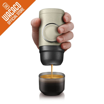 MINIPRESSO NS2, CAFETERA PORTÁTIL MANUAL, COMPATIBLE CON CÁPSULAS NS - WACACO