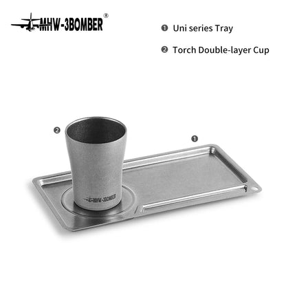 TAZAS DE DOBLE PARED DE ACERO INOXIDABLE - MHW-3BOMBER