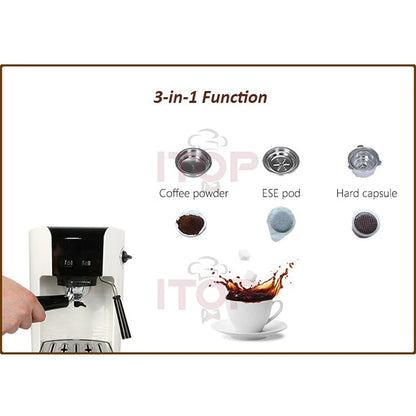 CAFETERA SEMIAUTOMÁTICA PROFESIONAL - ITOP