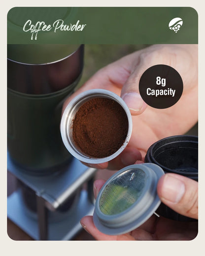 CAFETERA ESPRESSO PORTÁTIL INALÁMBRICA COMPATIBLE CON NESPRESSO Y DOLCE GUSTO - HiBREW