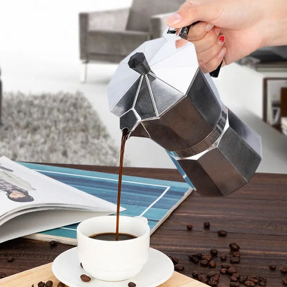 CAFETERA ITALIANA DE ALUMINIO, MOKA PARA ESPRESSO