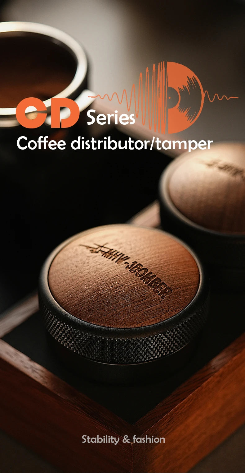 TAMPER DE CAFÉ CON RESORTE CALIBRADO PARA BARISTA - MHW-3BOMBER