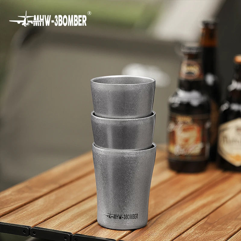 TAZAS DE DOBLE PARED DE ACERO INOXIDABLE - MHW-3BOMBER