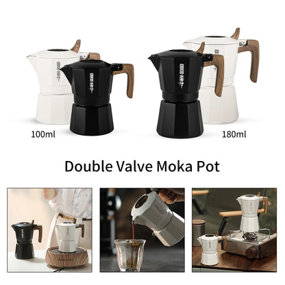 CAFETERA MOKA ITALIANO EXPRESSO DE DOBLE VÁLVULA - MHW-3BOMBER