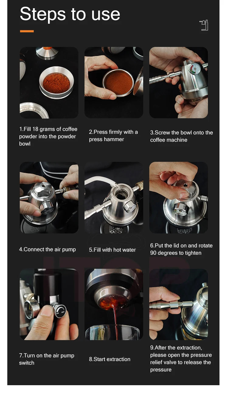 CAFETERA NEUMÁTICA PORTÁTIL MANUAL - ITOP