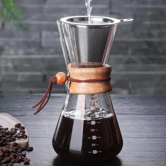 METODO CHEMEX CON FILTRO DE ACERO INOXIDABLE - 400-800ML