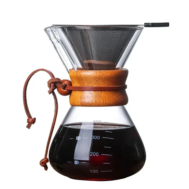 METODO CHEMEX FILTRO DE ACERO INOXIDABLE, 400 ML.