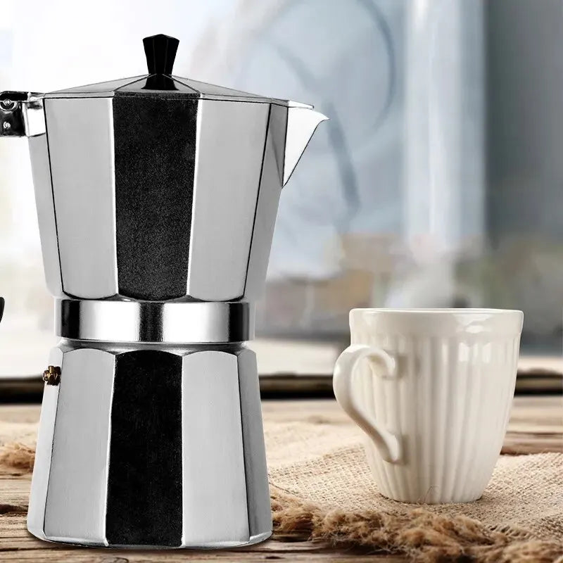 CAFETERA ITALIANA DE ALUMINIO, MOKA PARA ESPRESSO