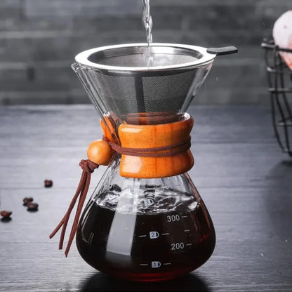 METODO CHEMEX CON FILTRO DE ACERO INOXIDABLE - 400-800ML