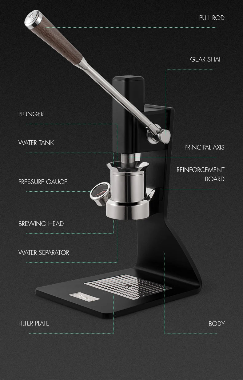 MÁQUINA DE ESPRESSO MANUAL - MHW-3BOMBER