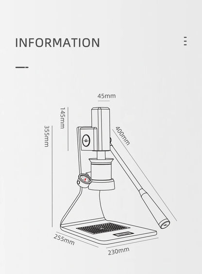 MÁQUINA DE ESPRESSO MANUAL - MHW-3BOMBER