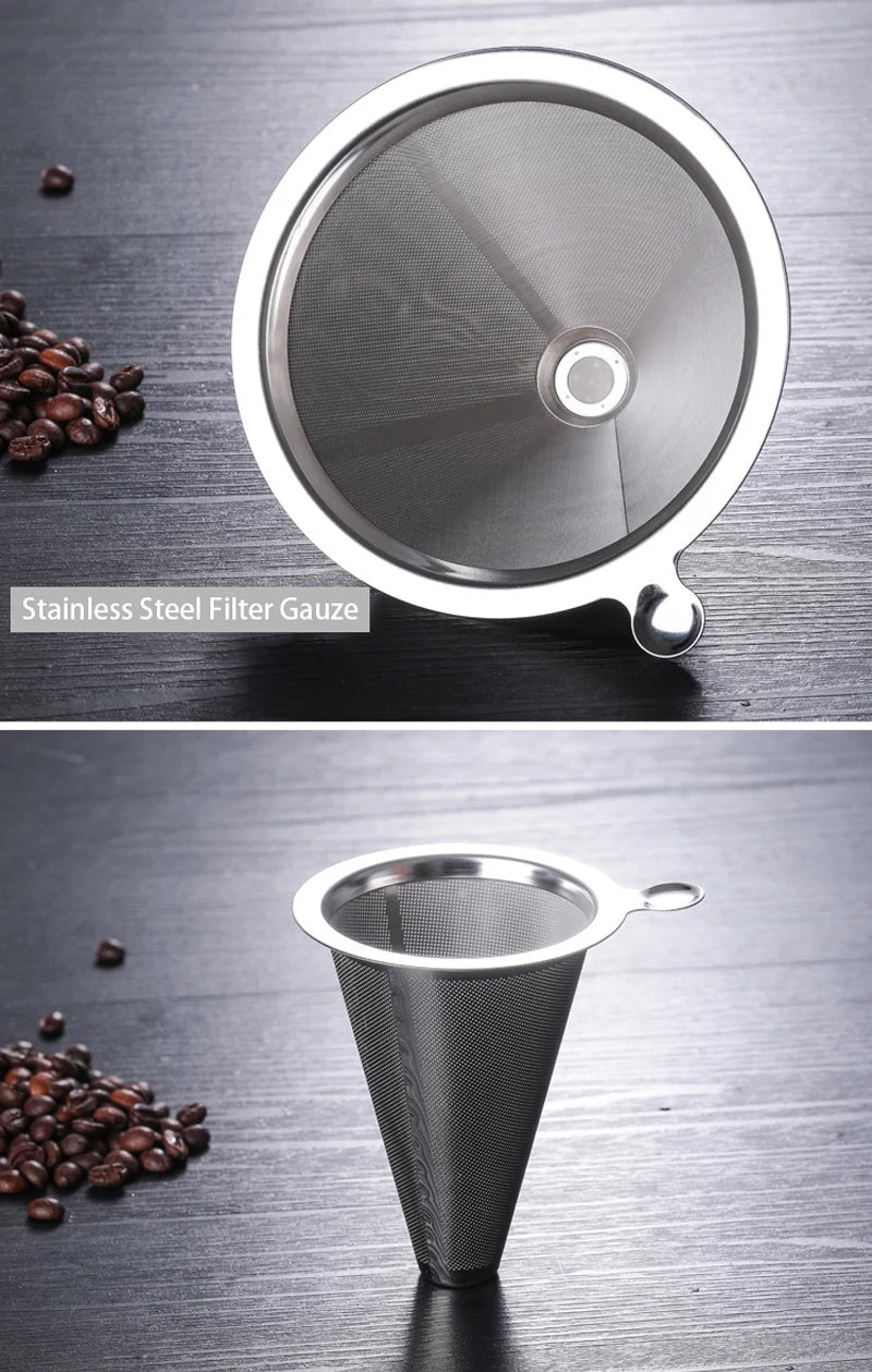 METODO CHEMEX CON FILTRO DE ACERO INOXIDABLE - 400-800ML