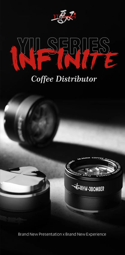 DISTRIBUIDOR DE CAFÉ AJUSTABLE PARA PORTAFILTRO DE - 58 MM - MHW-3BOMBER