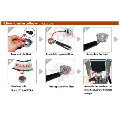 CAFETERA SEMIAUTOMÁTICA PROFESIONAL - ITOP